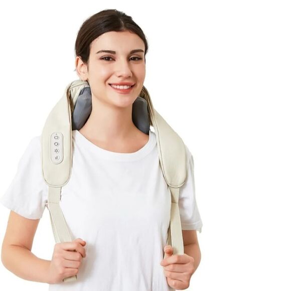 Neck & Shoulder Massager With Heat - Picture 1 of 7